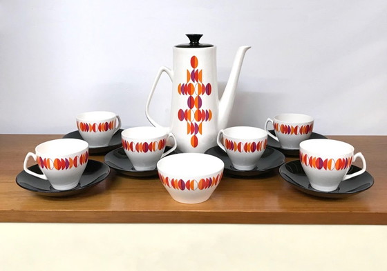Image 1 of Vintage coffee set 'Eclipse' Empire Porcelain Pottery 1960s
