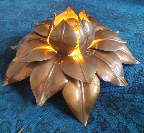 Image 1 of Juego XL de apliques florales de pared/techo - Banci Firenze - Mid-Century - Hollywood Regency