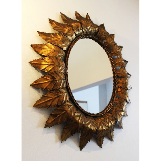 Image 1 of Vintage oval sun mirror