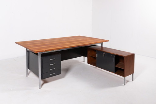 Executive desk by Herbert Hirche for Holzäpfel, 1950’s Germany