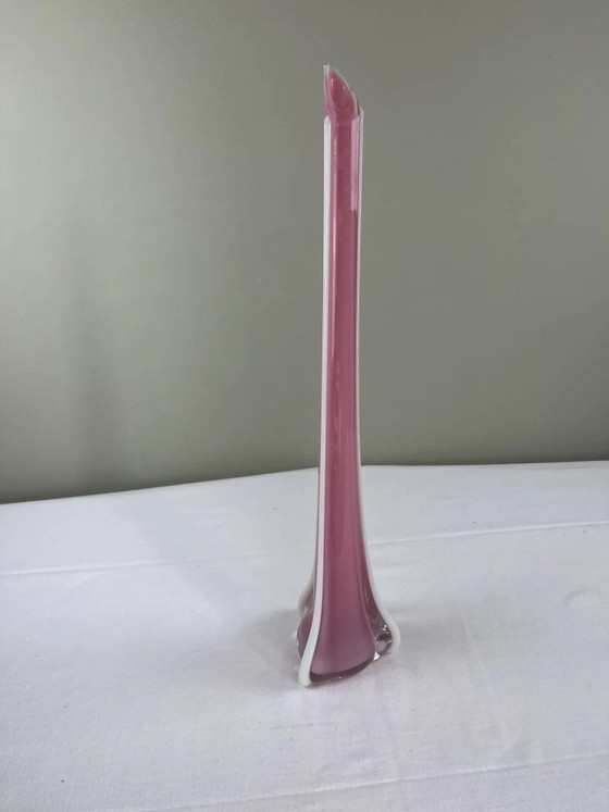 Vaso scultoreo in vetro soffiato – Vasi, Crystal, Glass, Art Deco (photo 2 of 10)
