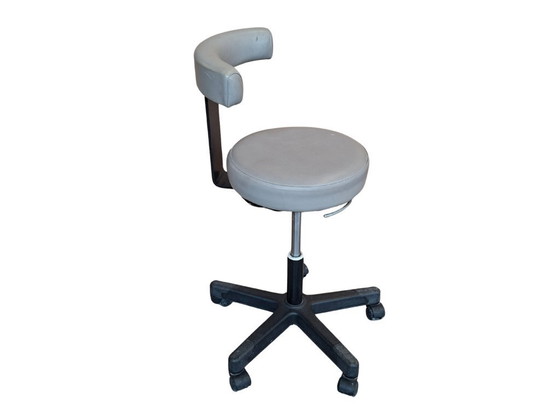 Image 1 of Vintage 1980s Professional Medical Stool – Design & Ergonomics