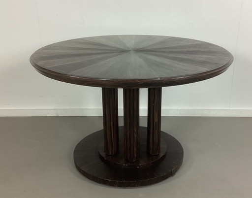 Rare Amsterdam School Art Deco rosewood table