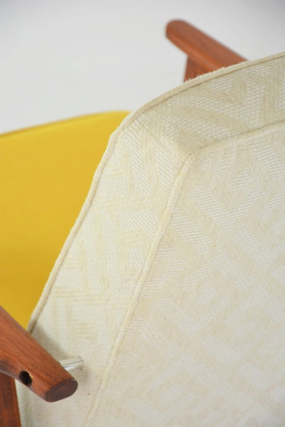 Image 1 of FOX tweekleurige gele fauteuil