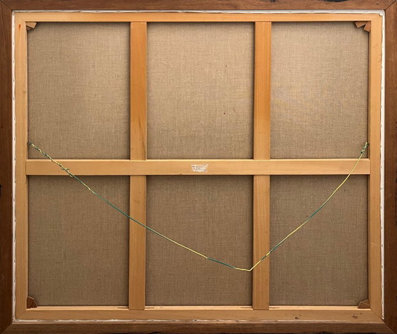 Image 1 of Charlotte Molenkamp - Painting with a fish, oil on canvas, very large