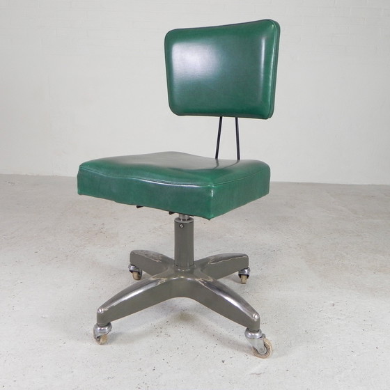 Image 1 of Vintage Office Chair, Swivel And Height Adjustable, 1950s