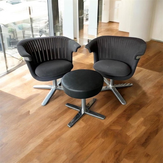 Image 1 of STEELCASE i2i Stuhl mit passendem Designhocker