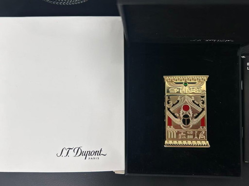 S.T. Dupont – Pharao – Feuerzeug – Vergoldet
