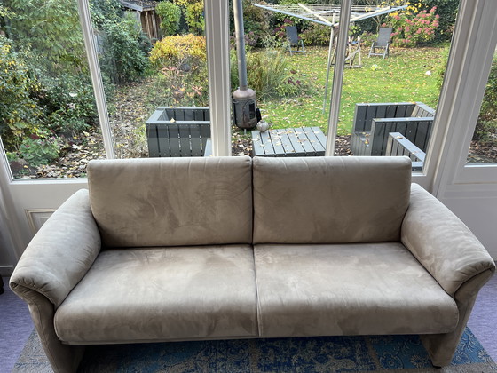 Image 1 of Montèl 2,5-zits bank – taupe microvezel – t