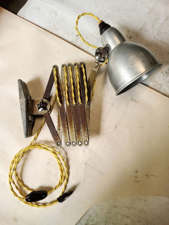 Image 1 of Lampada a fisarmonica Mazda Francia Vintage 1940