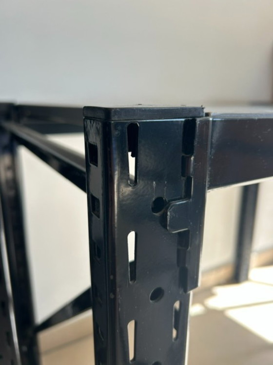 Speed Rack Schreibtisch-Set – Wood, Iron (photo 5 of 12)