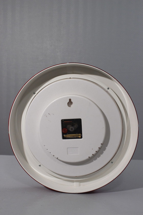 Image 1 of Large Vintage Wall Clock GUZZINI Design Furio Minuti Italy 1990s