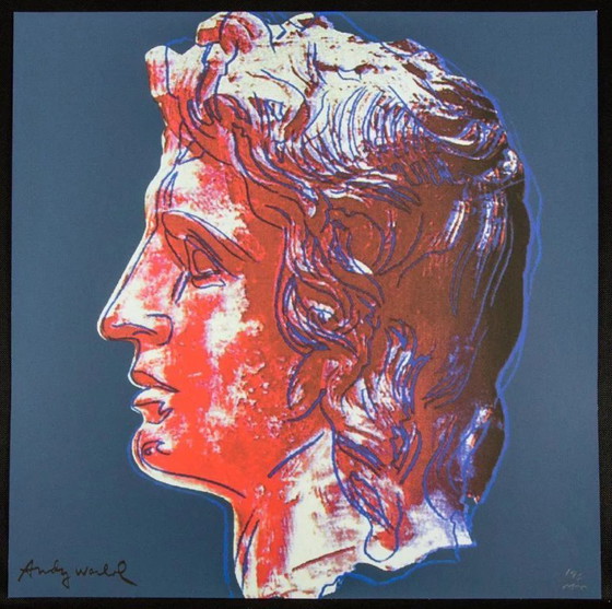 Image 1 of Litografía "Alejandro Magno" de Andy Warhol, Museo de Arte Carnegie, 1986