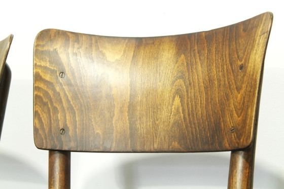 Sedie da pub Thonet H-48, anni '30, set di 6 – Sedie da pranzo, Legno (photo 11 of 16)