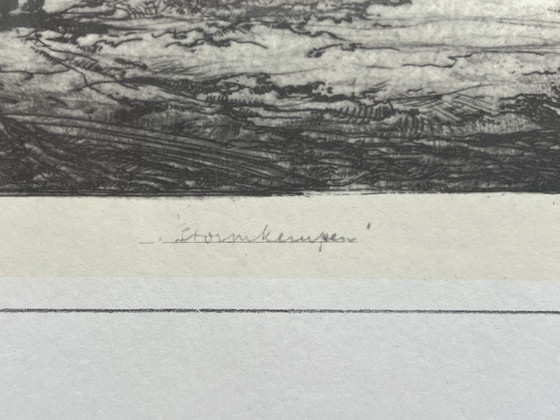 Image 1 of 4 etchings by Dirk Baksteen – signed and numbered