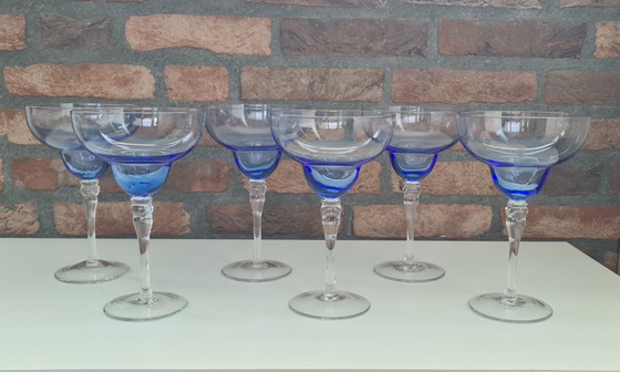 Image 1 of 6 handgefertigte Margarita
Gläser.