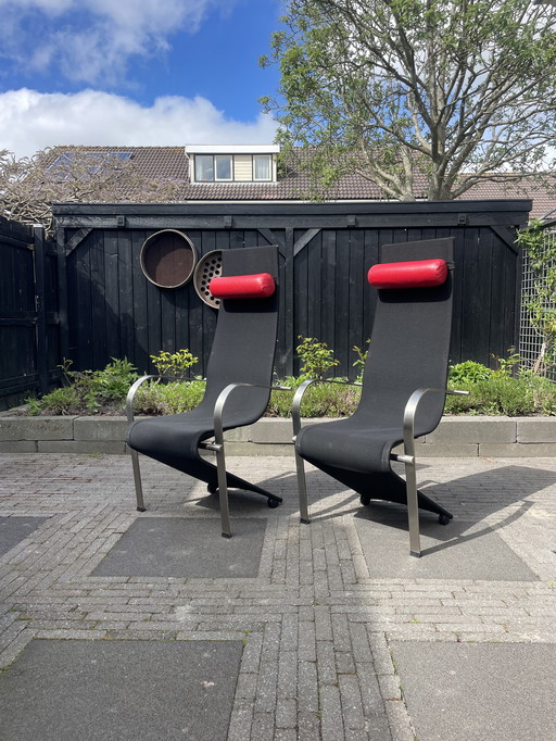 Vintage 80's lounge chairs