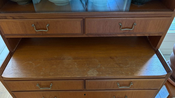 Unidad de teca Mid-Century de dos piezas – Armarios de almacenamiento, Madera (photo 7 of 12)