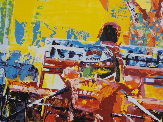 Image 1 of Uli Hack Kunstdruck, Siebdruckmotiv Ferrari F399 von 1999 Limited