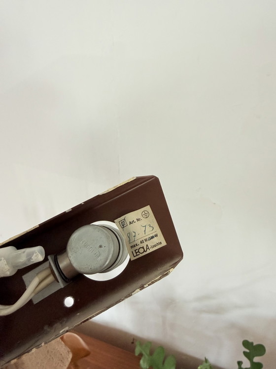 Vintage Ceramic Wall Lamp, Leola Leuchten ‘70s – Wall lights, Metal (photo 9 of 12)