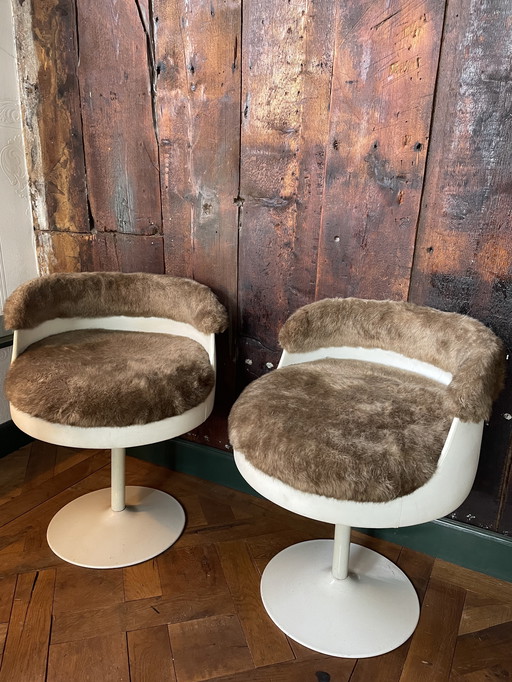 2 Futura fauteuiltjes dell'era spaziale 