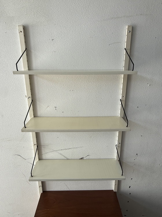 Image 1 of vintage Poul Cadovius Royal System wandsysteem uit de jaren 60, 