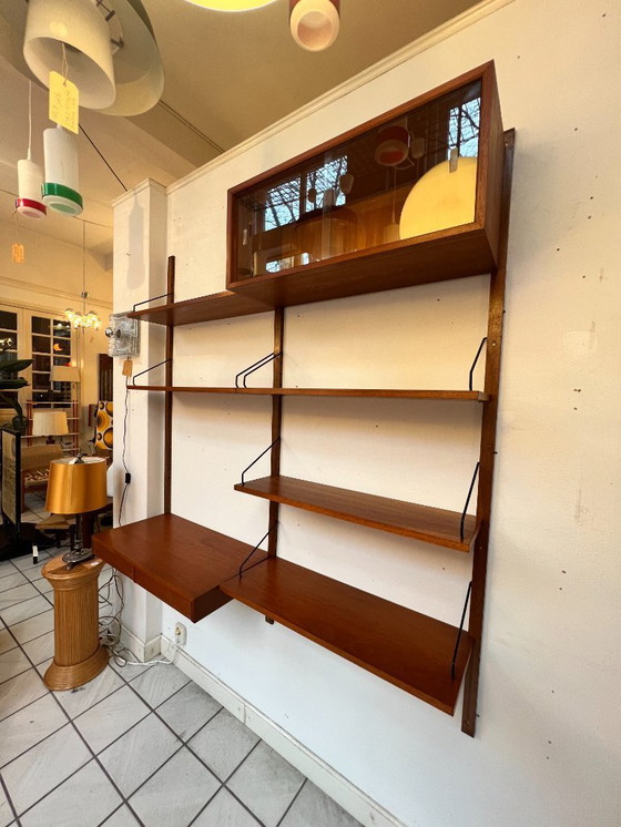 Image 1 of Sistema a parete vintage Poul Cadovius Royal System in teak, anni '60
