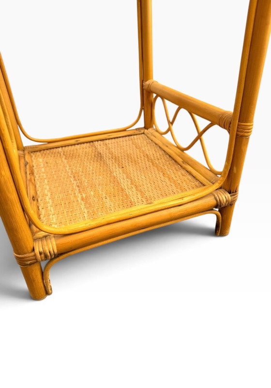 Coppia di Comodini Vintage in Bamboo e Midollino Intrecciato – Bambù (photo 13 of 13)