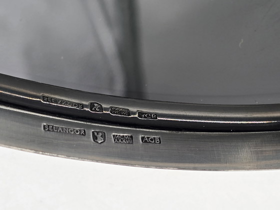 Image 1 of Selangor, 2 design trays made of glass and tin