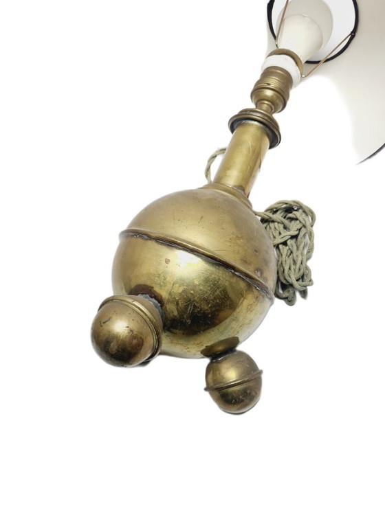 Art Deco Bedside Lamp, Belgium, 1930s – Table lamps, Metal, Brass (photo 15 of 17)