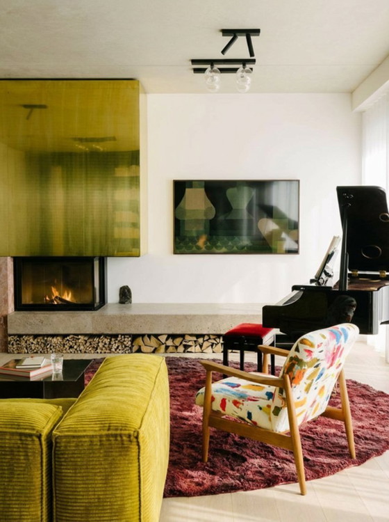 Image 1 of WR armchair with colorful patterns