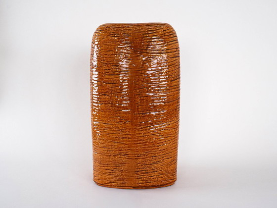 Image 1 of Keramische vaas, Duits ontwerp, jaren 60, vervaardigd in West-Duitsland.