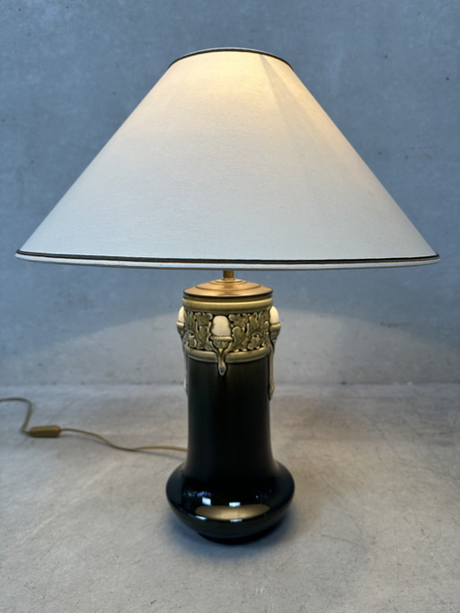 2x Art Nouveau (Fives-Lille) lamps - Gustave De Bruyn