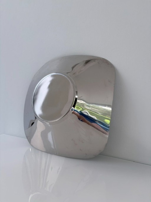Vierkante RVS Schaal Hoogglans 30 cm