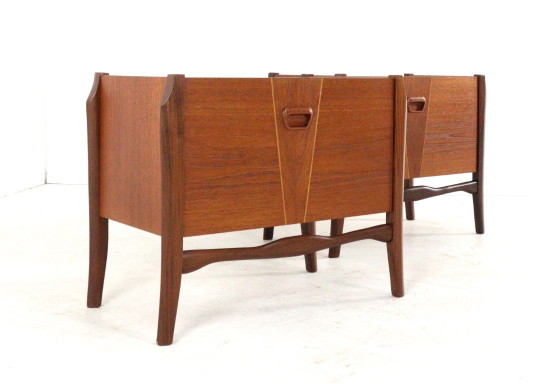 Set di 2 comodini in teak, comodino vintage – Wood (photo 12 of 14)