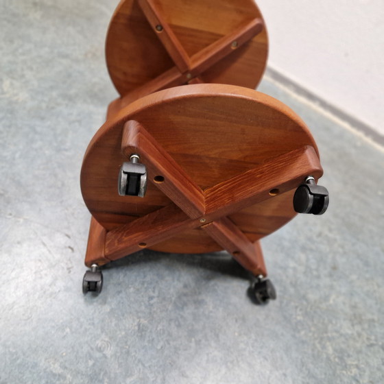Image 1 of Vintage Danish Trolley Barcart
