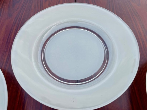 Image 1 of Mid-Century soepborden, van Duralex, Frankrijk, set van 6, jaren 60