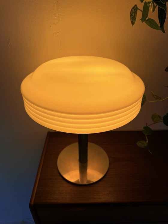 Image 1 of Lampada da tavolo vintage dell'era spaziale, Temde Leuchten '70