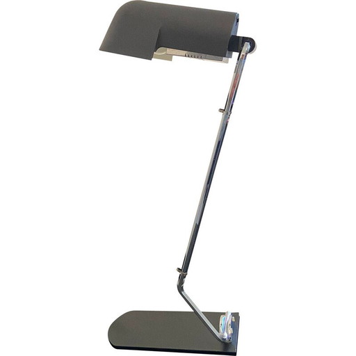 Mid-century "Pala" table lamp by Danilo and Corrado Aroldi for Stilnovo, 1970s