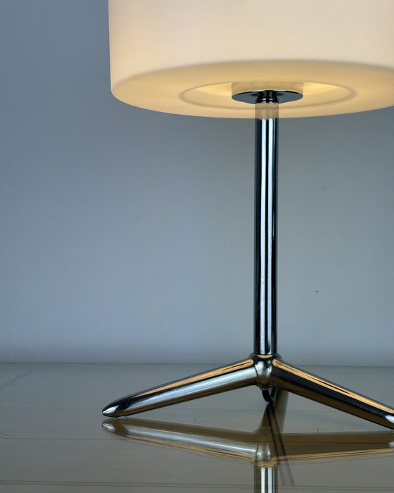 Image 1 of Minimalist Tripod Table Lamp, Desktop Lamp, Netherlands, Mid-Century, Space Age, Sputnik, Industrial Design, Rare, 1980s