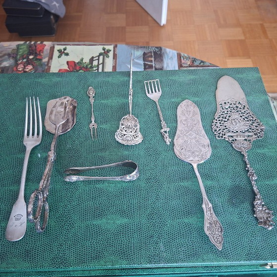 Image 1 of Hoogwaardig zilveren bestek uit Bruchlandung als investering.
