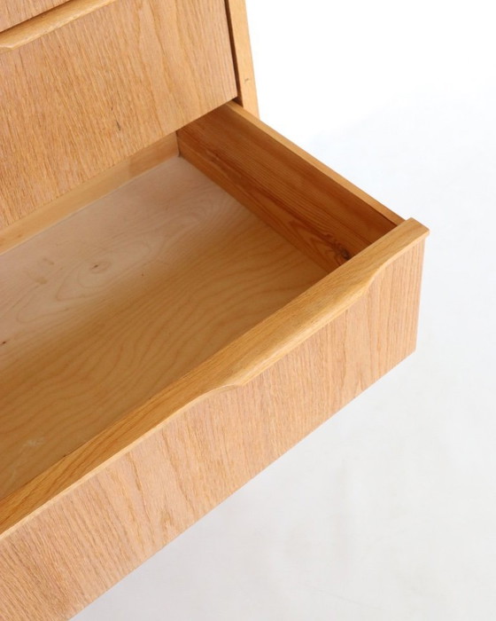 Image 1 of Vintage eiken ladekast Deens design tallboy xl