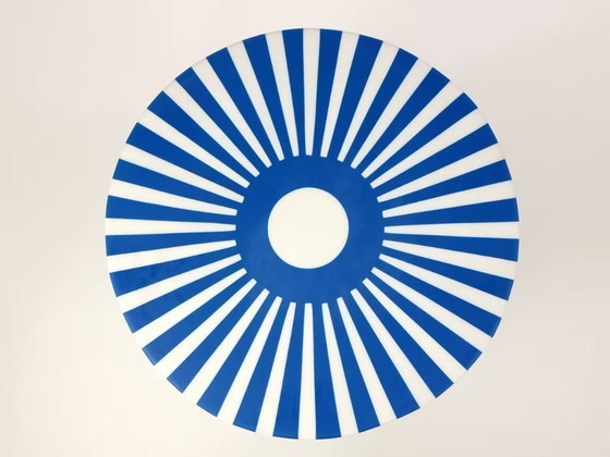 Image 1 of Tavolino marocchino blu e bianco fatto a mano - Bijzettafel artigianale