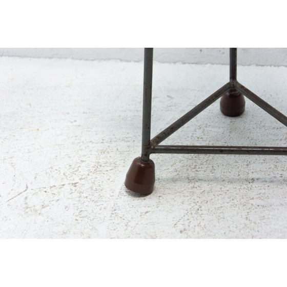 Image 1 of Mid century industry stool, Czechoslovakia 1950s