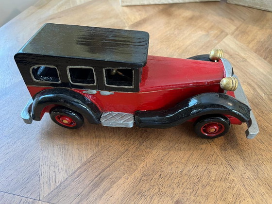 Lotto di 4 auto d'epoca in legno – Oggetti decorativi, Wood (photo 3 of 10)