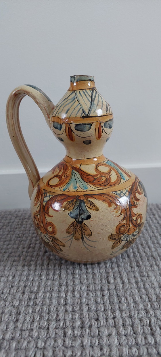 Image 1 of Piatto e vaso in terracotta dal Portogallo