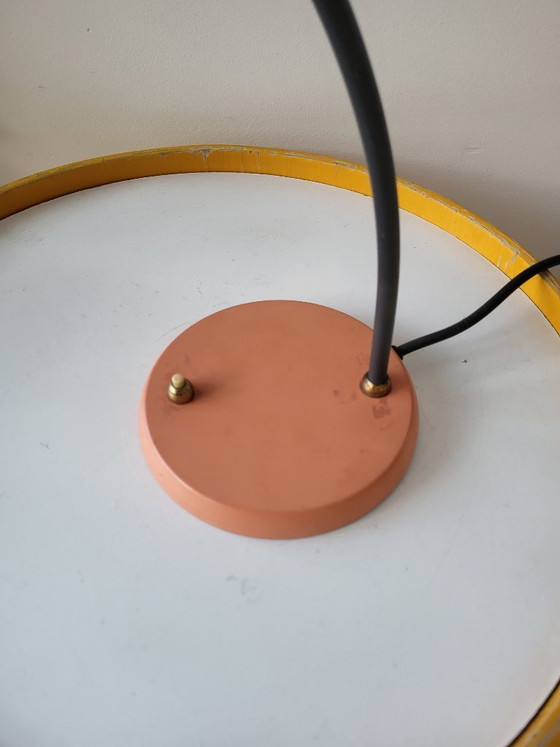 Image 1 of Vintage Louis Kalff desk lamp, Junior model, 1950s, orange color, Netherlands