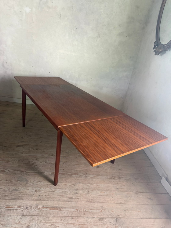 Image 1 of Vintage Scandinavian rectangular table in teak.
