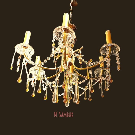 Image 1 of Kerzenleuchter in einem sonnigen Honiggelb