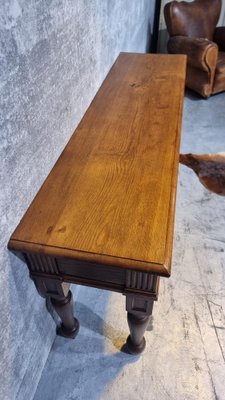 Image 1 of Vintage antieke sidetable bureau hal tafel keuken bijzettafel Frankrijk 